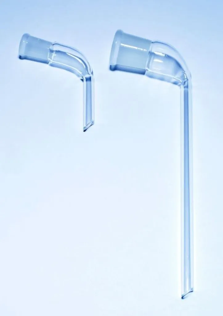 Allonge à distiller courte en verre Pyrex, rodage CN29/32, 65 mm — lot de 5