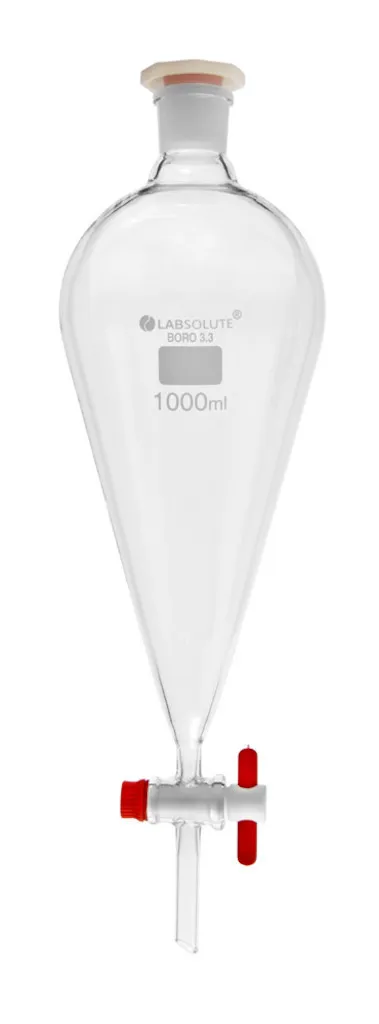 Ampoule Squibb LABSOLUTE, robinet PTFE, rodage CN 29/32, 1 L