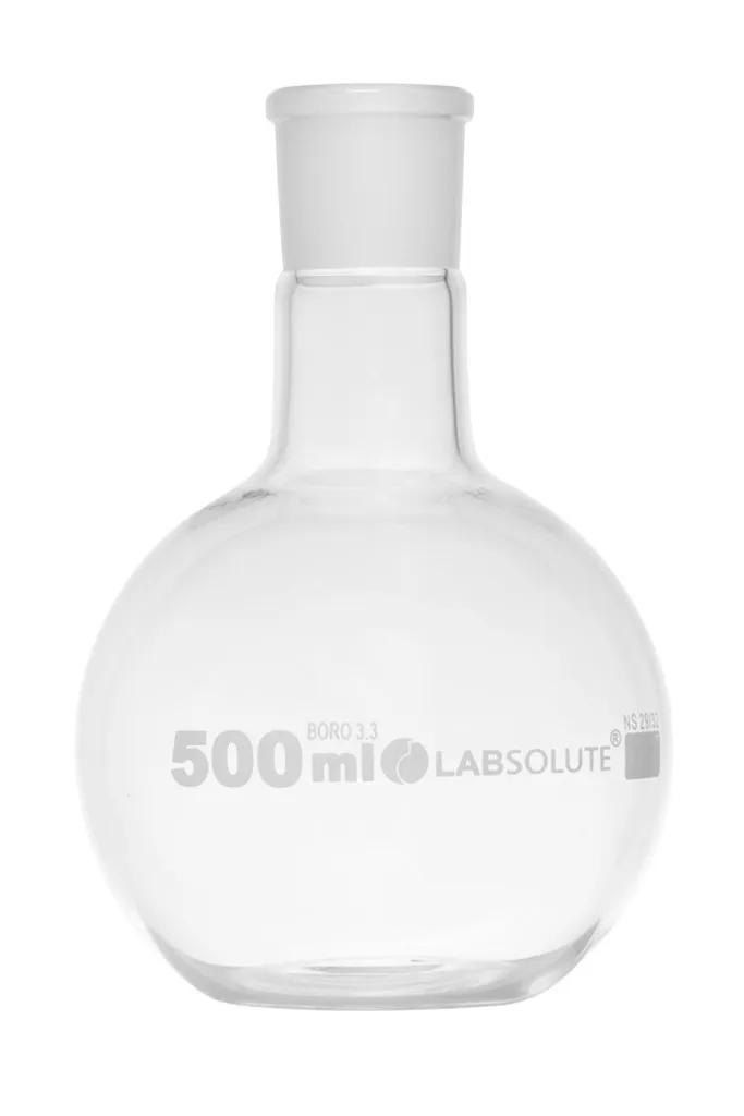 Ballon à fond plat, col rodé 29/32, 500 mL