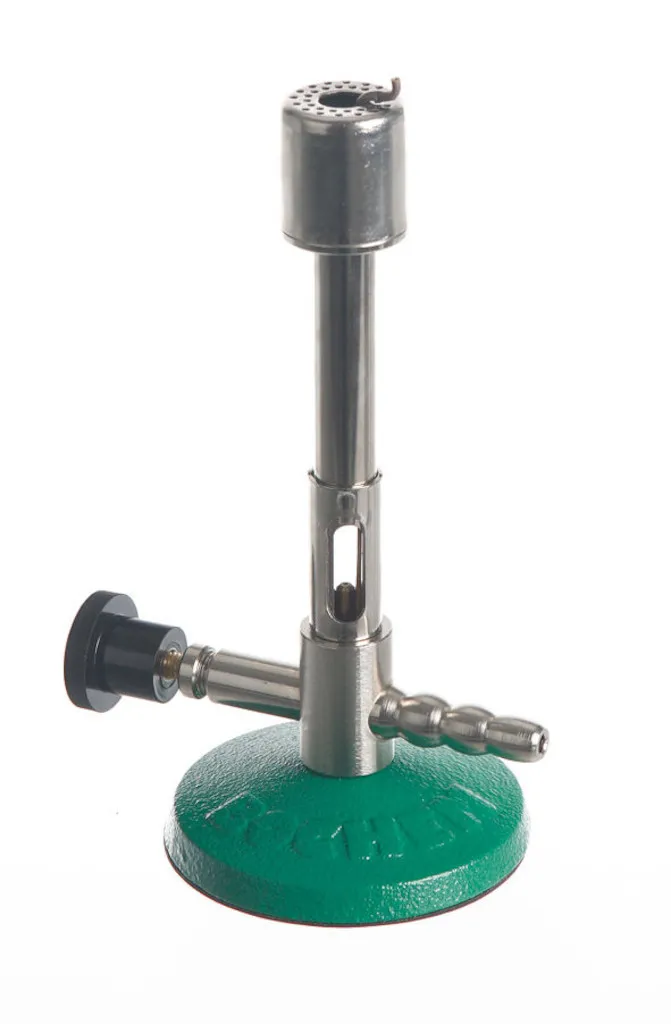 Bec Bunsen avec veilleuse, pour butane/propane, H. 160 mm