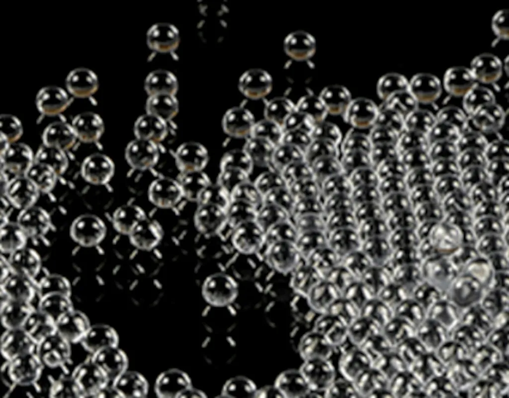 Billes de verre sodocalcique, Ø 2 mm — sac de 1 kg
