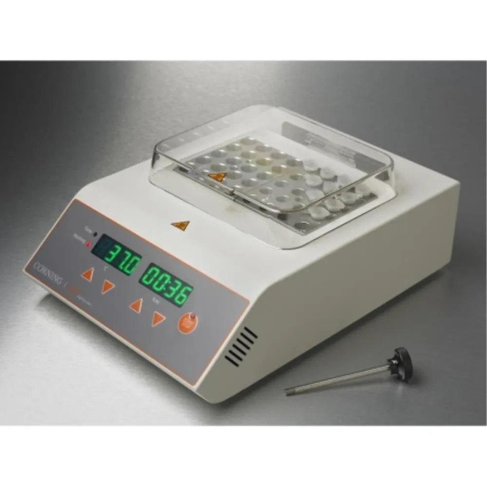 Bain sec numérique Corning LSE — bloc double, 230 V, fiche UK