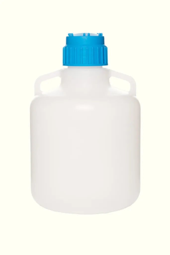 Bonbonne en LDPE avec bouchon PP et poignées, 50 L