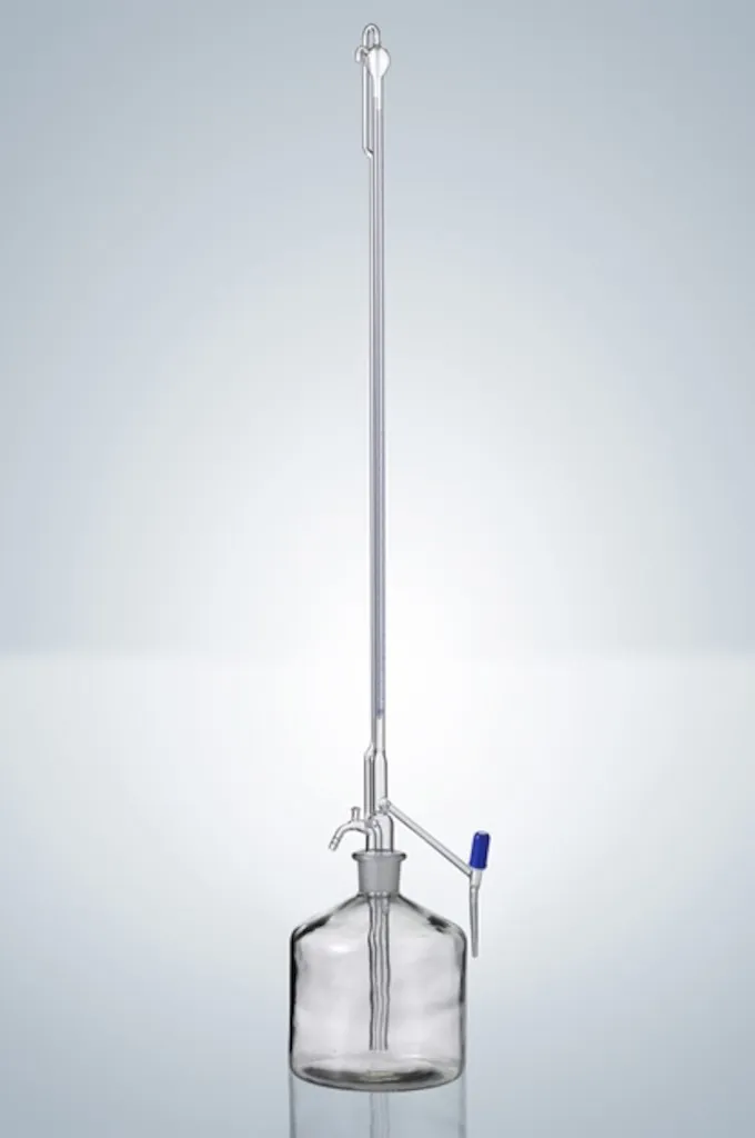 Burette automatique de Pellet DURAN, classe B, clé PTFE, 10 mL