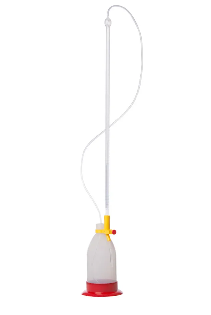 Burette de Schilling, classe B, 15 mL en 0,1 mL, flacon 1 L
