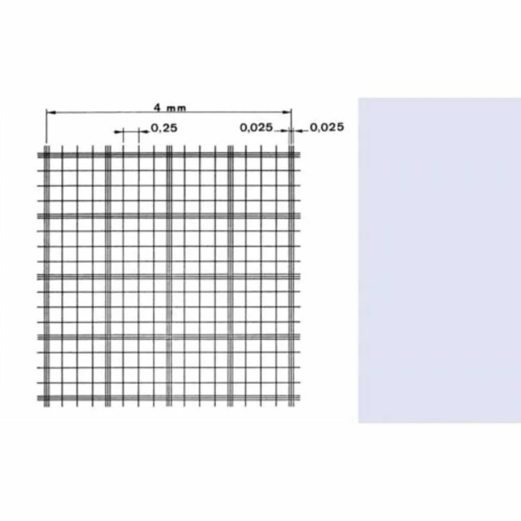 Cellule de numération Fuchs-Rosenthal, quadrillage double métallisé, CE