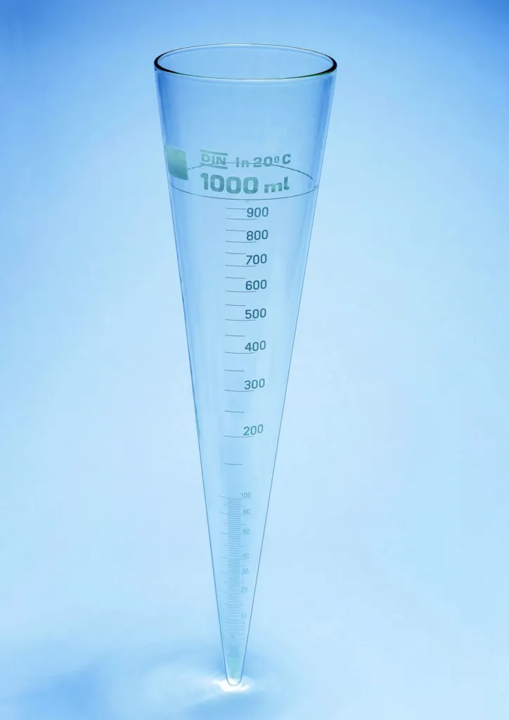 Cône d'Imhoff en verre Pyrex, 1000 mL