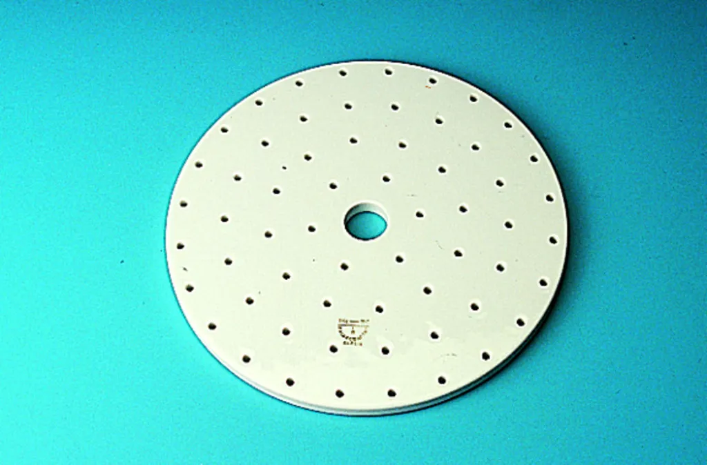 Plaque en polypropylène perforée pour dessiccateur, Ø 238 mm