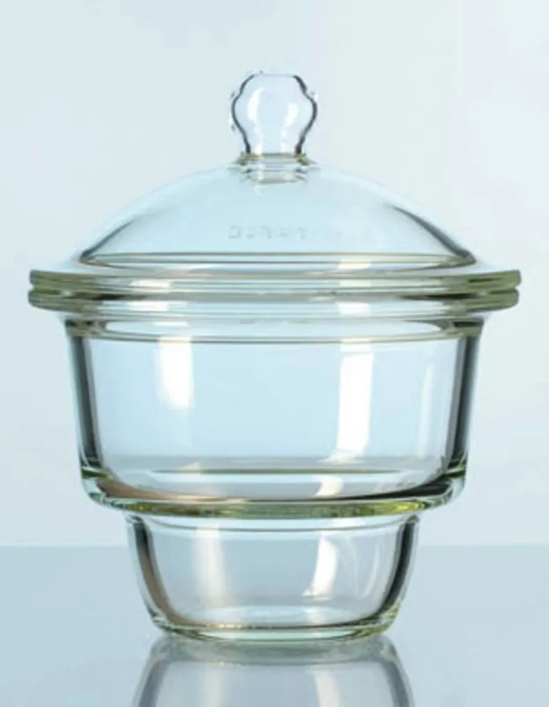 Dessiccateur en verre Duran à bouton, Ø 153 mm