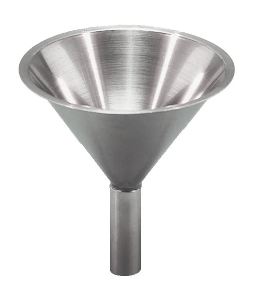 Entonnoir à poudre en inox 18/10, Ø 240 mm — H. 210 mm