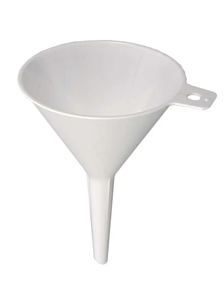 Entonnoir stérile jetable pour liquide en polystyrène, Ø 100 mm — lot de 10