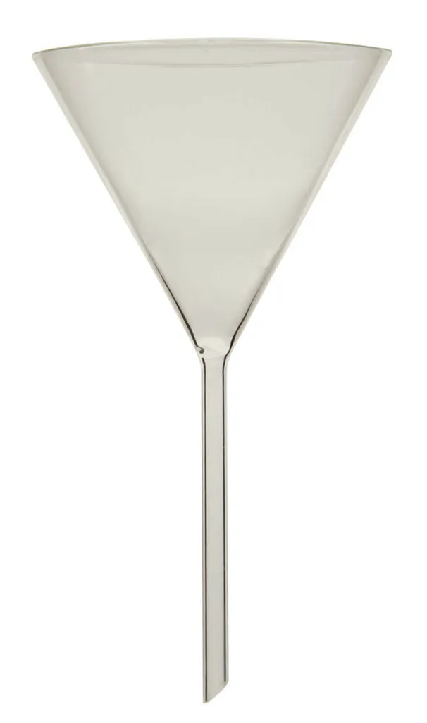 Entonnoir à tige courte en verre borosilicaté, Ø 55 mm