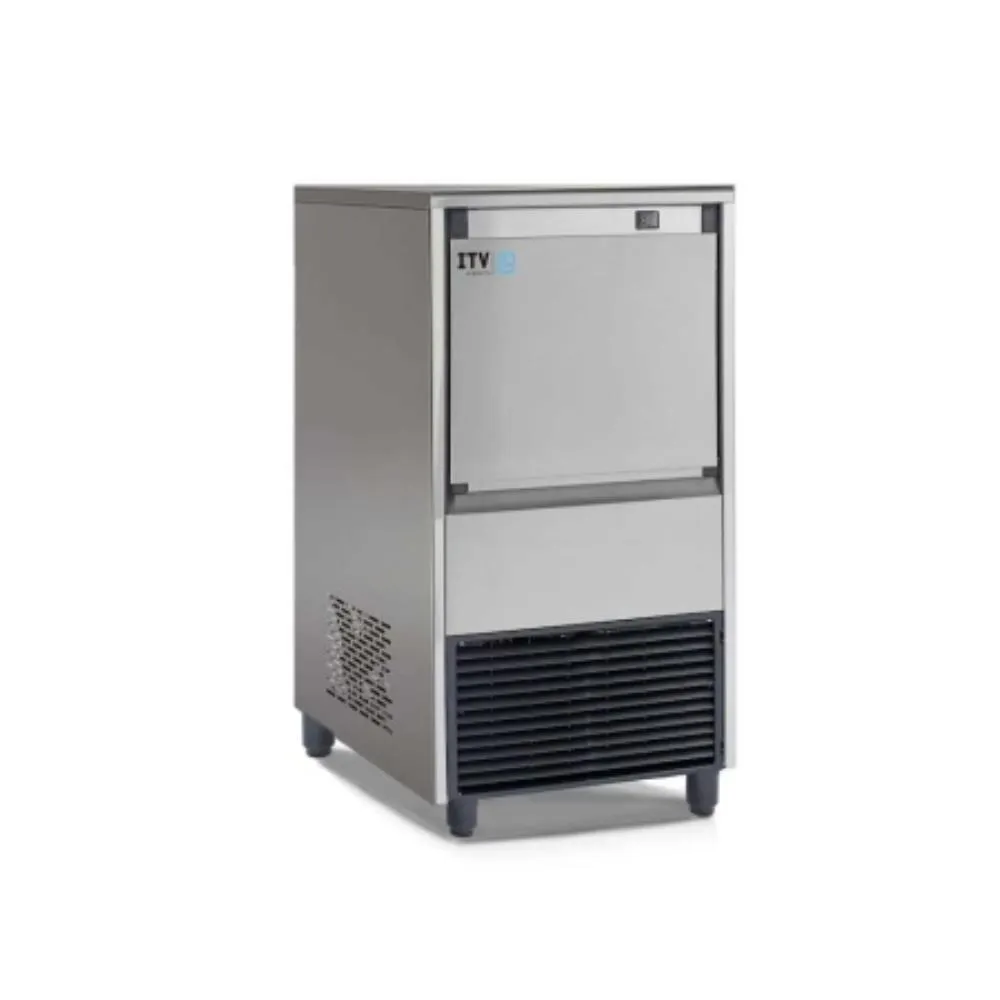 Machine à glaçons cylindriques Labcold — production 35 kg/jour, bac 20 kg