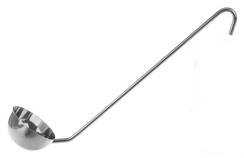 Louche inox à manche rond, Ø 80 mm, 175 mL