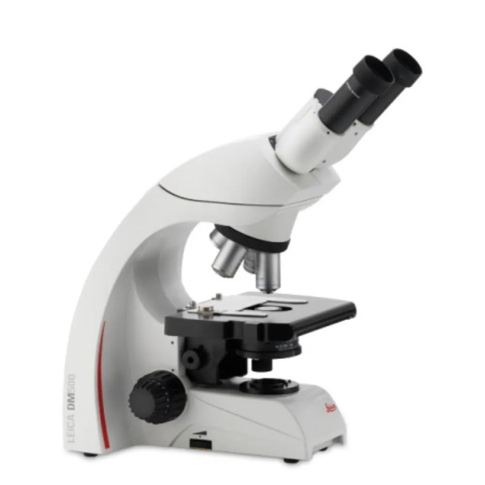 Microscope optique Leica DM500 Système 4 — champ clair et contraste de phase