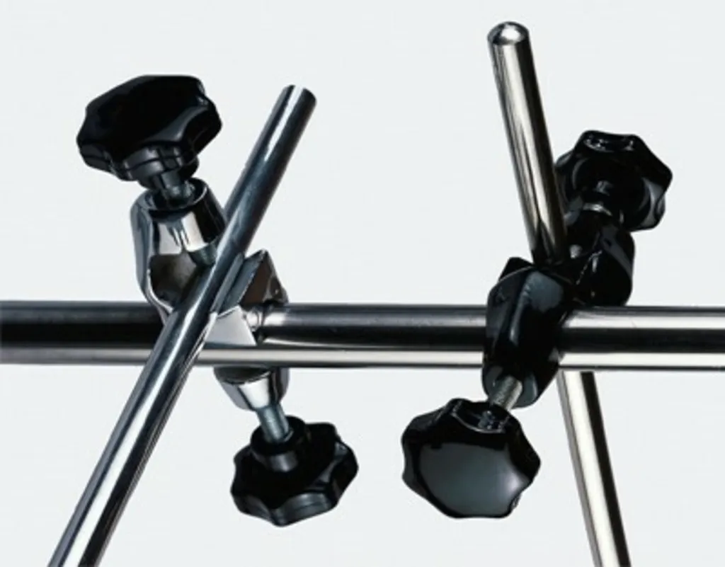 Noix double Médi, métal chromé, diamètre 5-20 mm