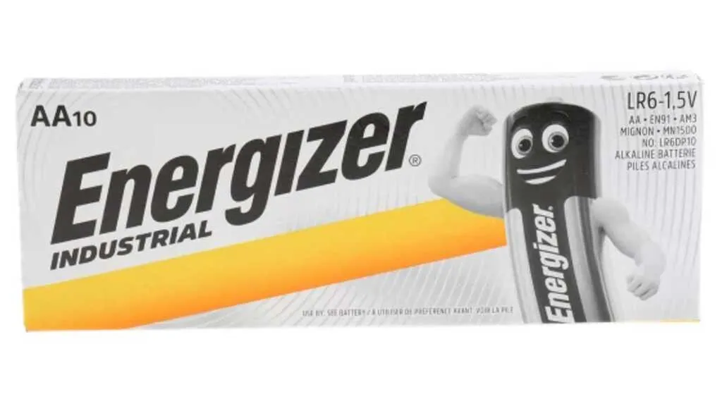 Pile alcaline Energizer LR06 (AA) — lot de 10