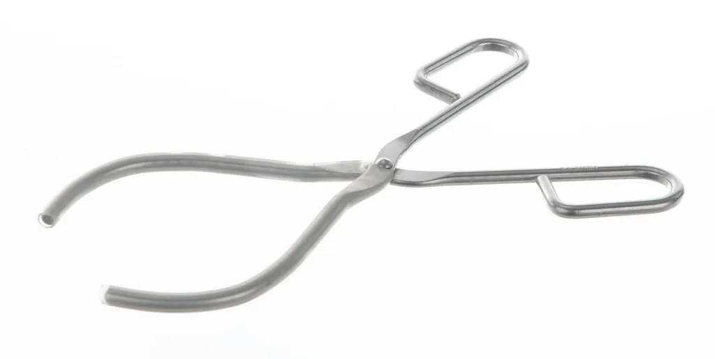 Pince à béchers 3 doigts en inox, bouts silicone, 250 mm