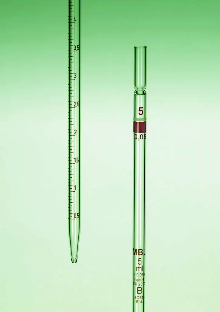 Pipette sérologique MBL en verre, classe B, 10 mL — lot de 5