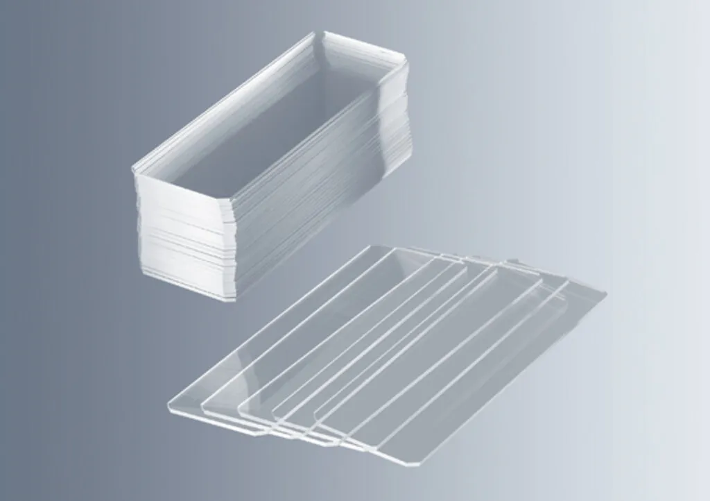 Lames porte-objet 26 x 76 mm, bords rodés à 90° — lot de 50