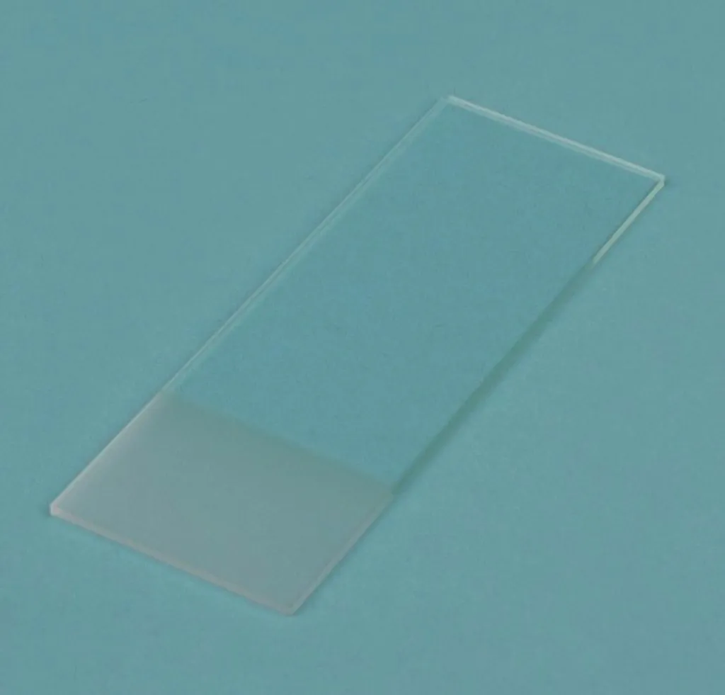Lames porte-objet Ghaasel 76 x 26 mm, bords rodés dépolis, épaisseur 1,0-1,2 mm — lot de 50