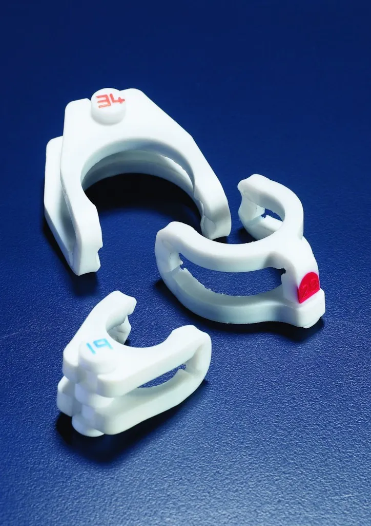 Pince à joint conique en PTFE, CN 45/40, marron — lot de 5