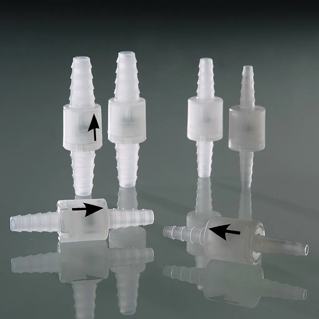 Clapet anti-retour à embout en PP, diamètre 10,0-14,0 mm