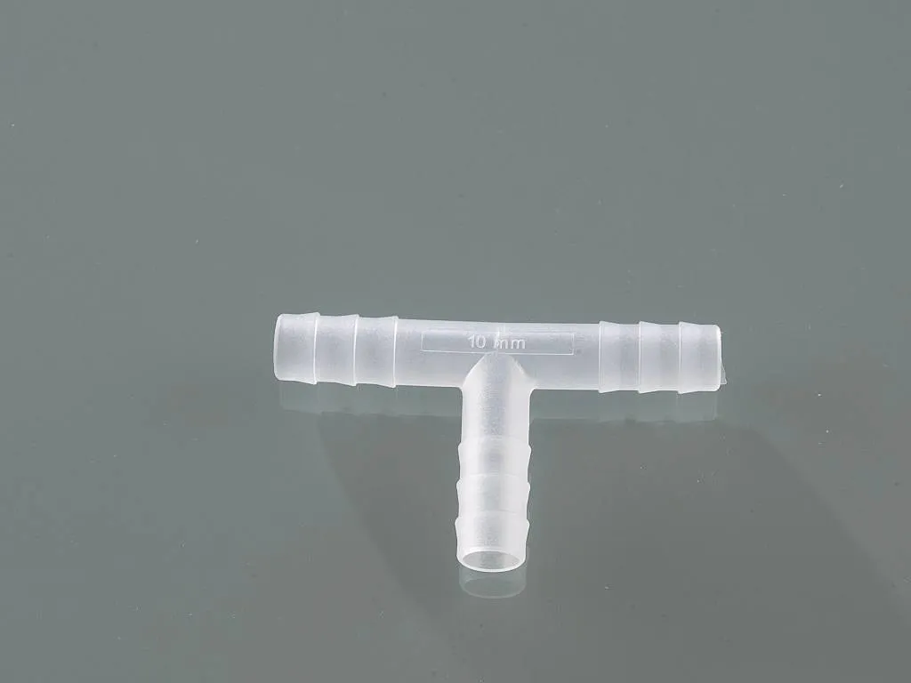 Raccord de tuyau en T, PP cylindrique, 9-11 mm — lot de 10