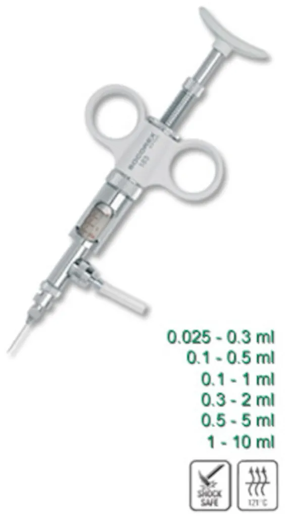 Seringue Socorex Dosys Classic 163, 0,3-2 mL