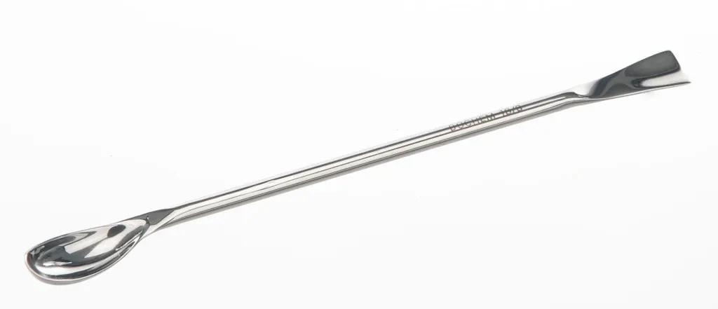 Cuillère-spatule en inox, longueur 300 mm, Ø 5 mm