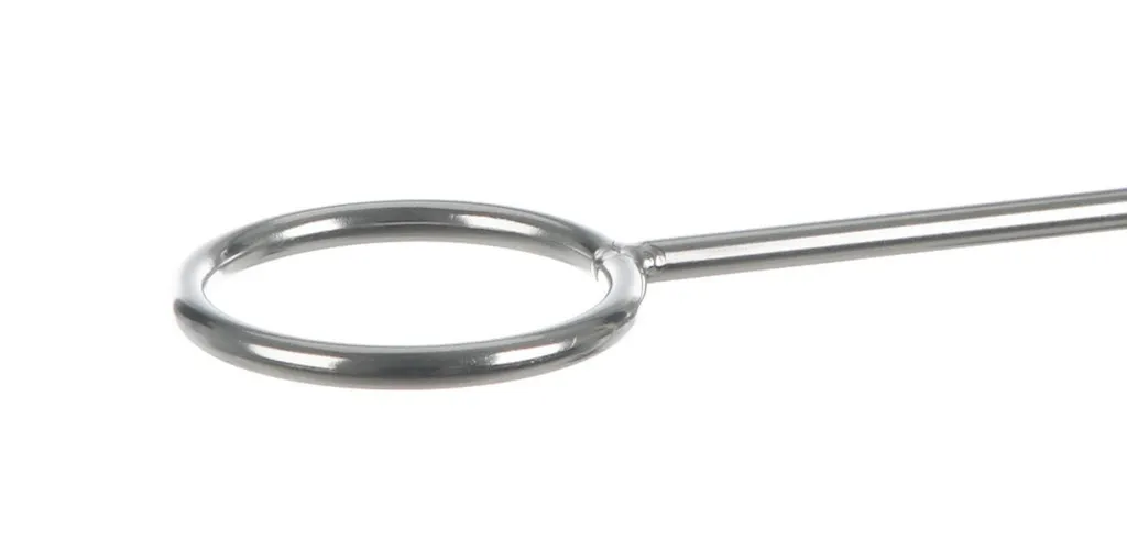 Anneau fermé en inox, diamètre 50 mm, longueur 160 mm