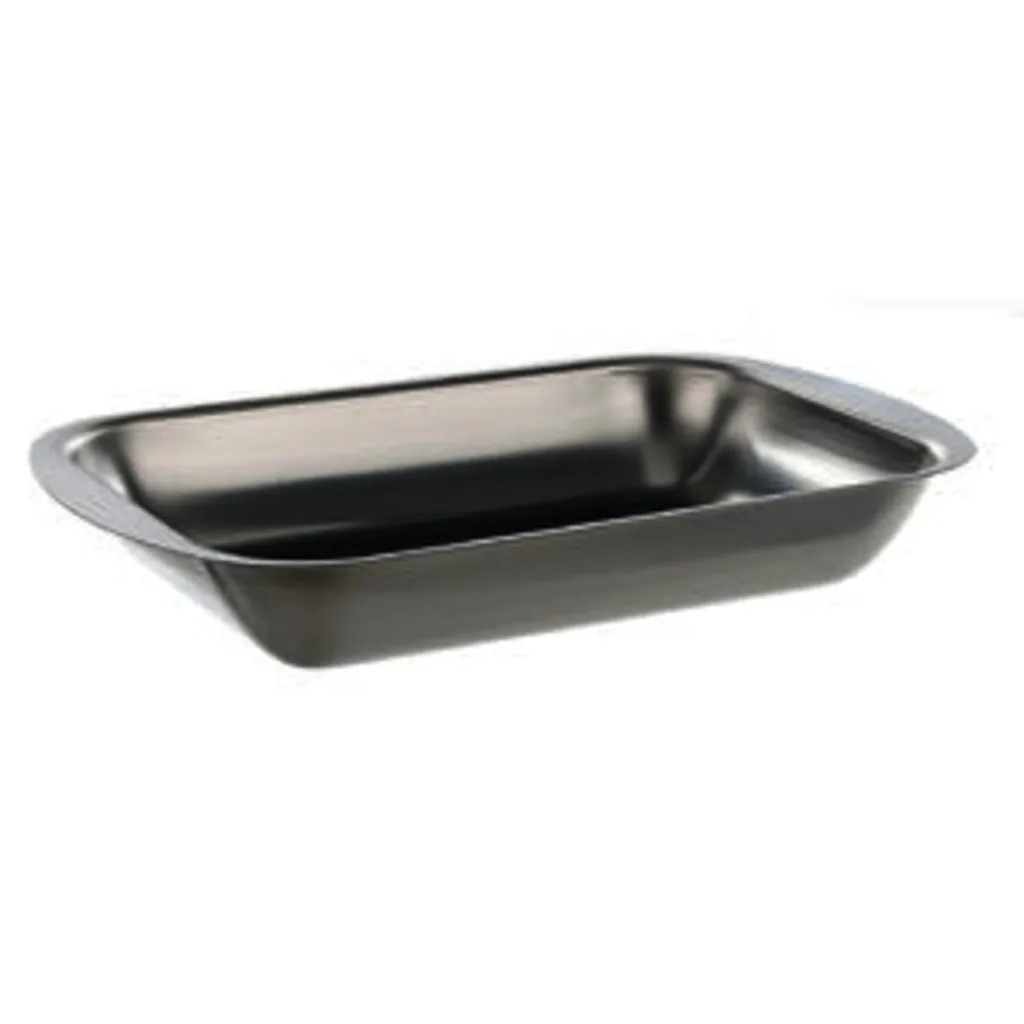 Plateau inox avec rebords, 240 x 160 x 45 mm
