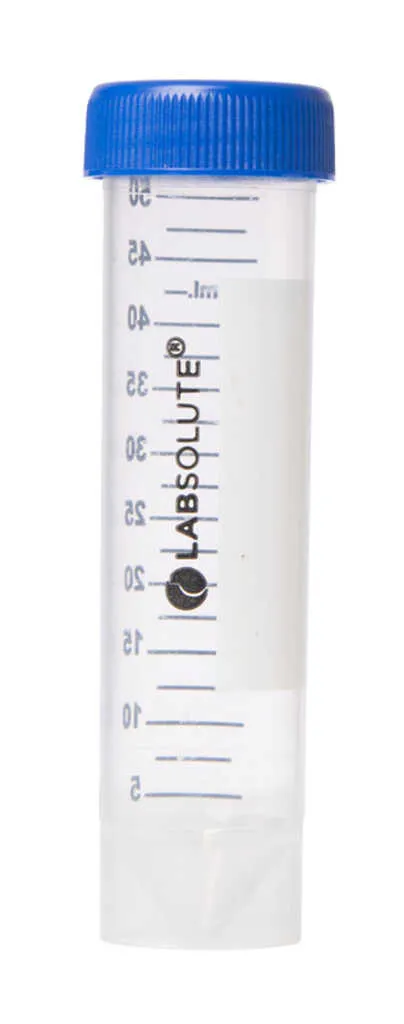 Tube à centrifuger en polypropylène avec jupe, non stérile, 50 mL — lot de 500