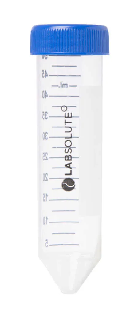 Tube à centrifuger en polypropylène, fond conique, non stérile, 50 mL — lot de 500
