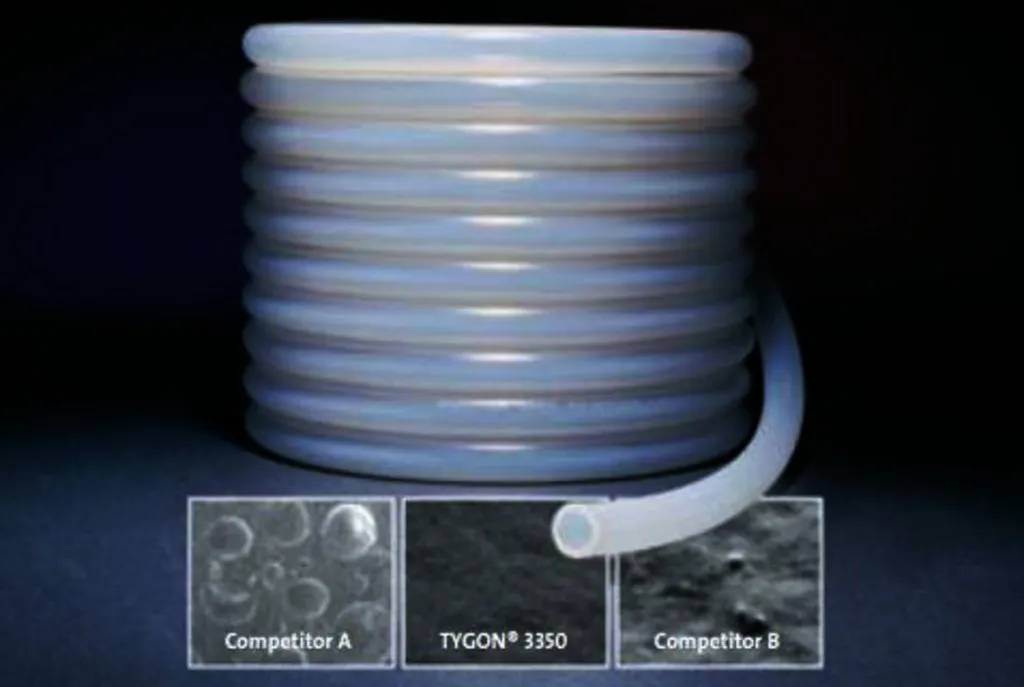 Tube Tygon 3350, Ø 1,6 x 3,2 mm, épaisseur 0,8 mm — rouleau de 15 m