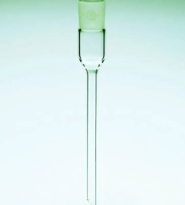 Allonge droite de recette en verre Pyrex, rodage femelle 19/26, 180 mm