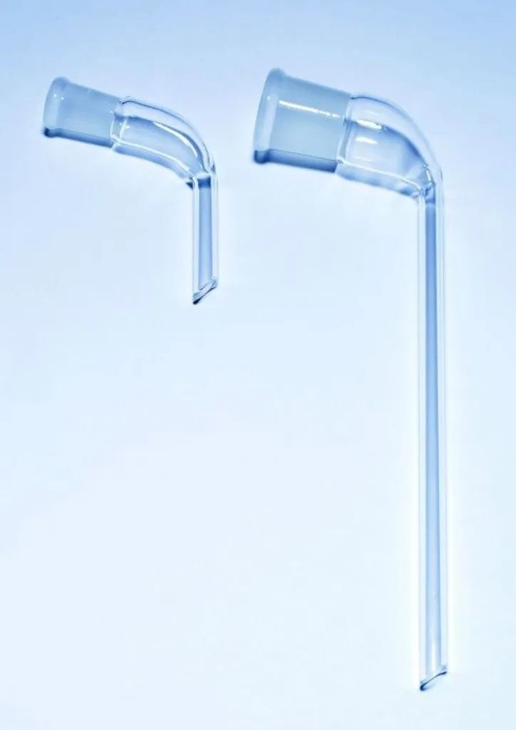 Allonge à distiller courte en verre Pyrex, rodage CN29/32, 65 mm — lot de 5
