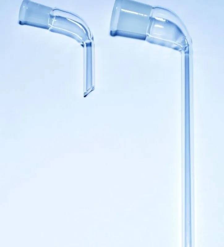 Allonge à distiller courte en verre Pyrex, rodage CN29/32, 65 mm — lot de 5