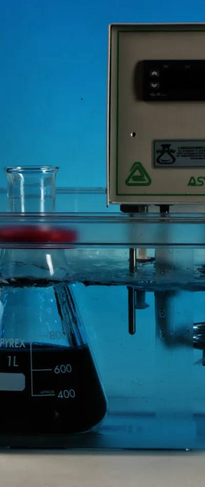 Anneau de lestage rouge Ø56 mm pour fioles de 500 à 2000 mL