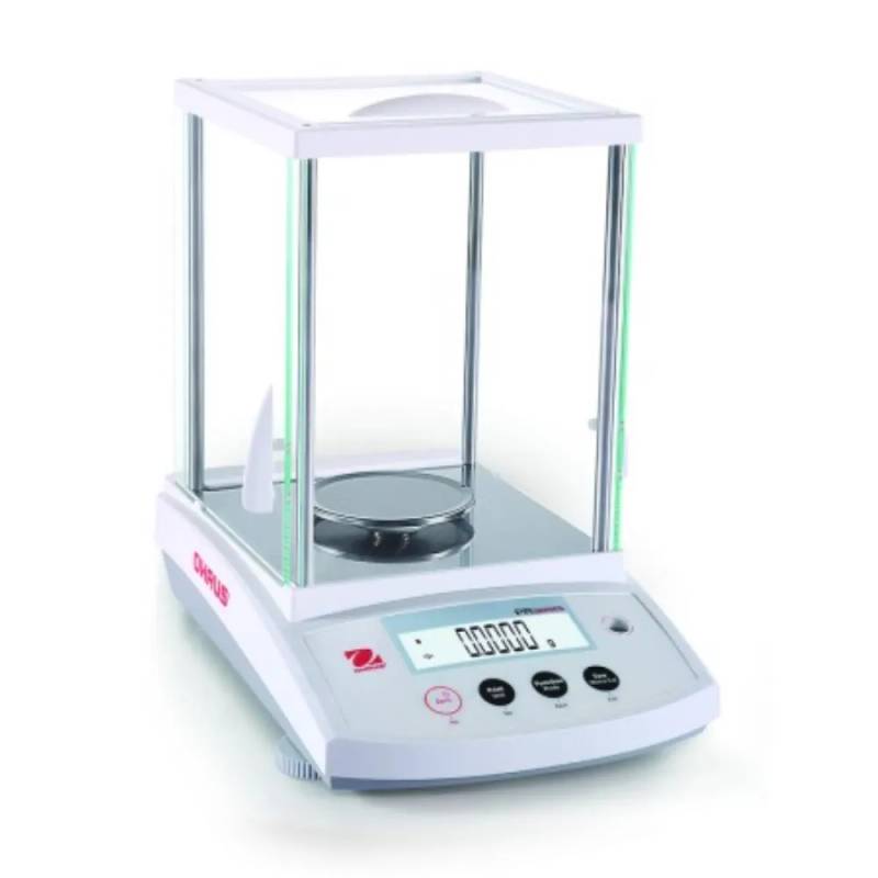 Balance analytique OHAUS PR124/E 120 g — étalonnage externe
