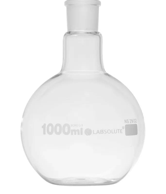 Ballon à fond plat, col rodé 29/32, 1 L