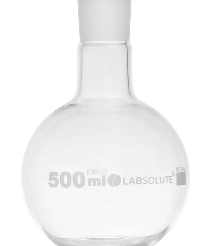 Ballon à fond plat, col rodé 29/32, 500 mL