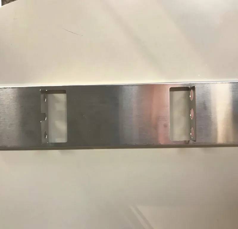 Plaque inox de support pour psychromètre