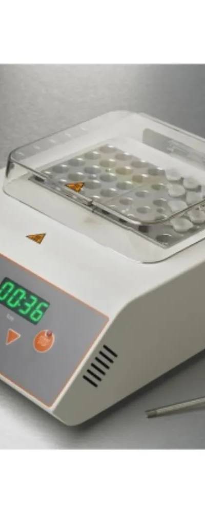 Bain sec numérique Corning LSE — bloc double, 230 V, fiche UK