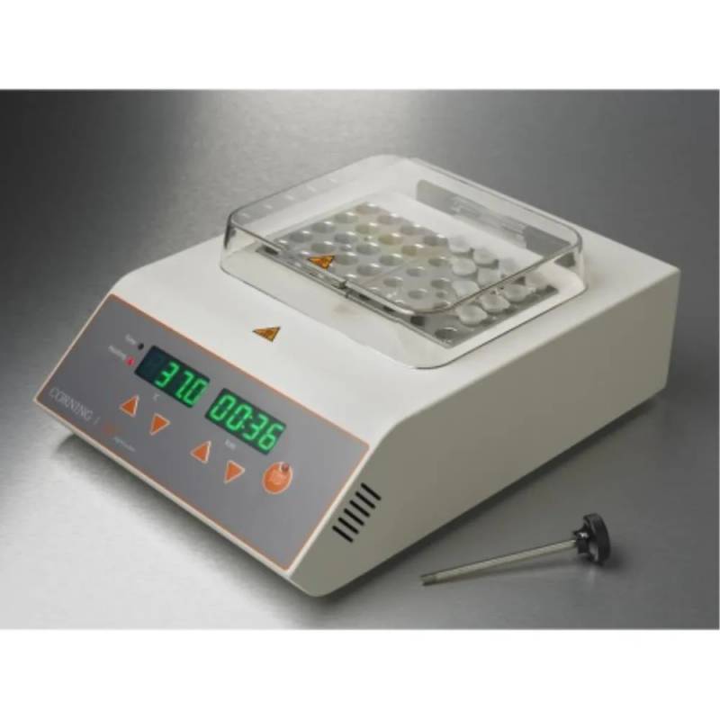 Bain sec numérique Corning LSE — bloc double, 230 V, fiche UK