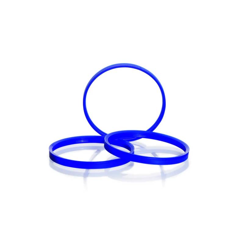Bague de déversement bleue pour flacon GL 80 — lot de 10