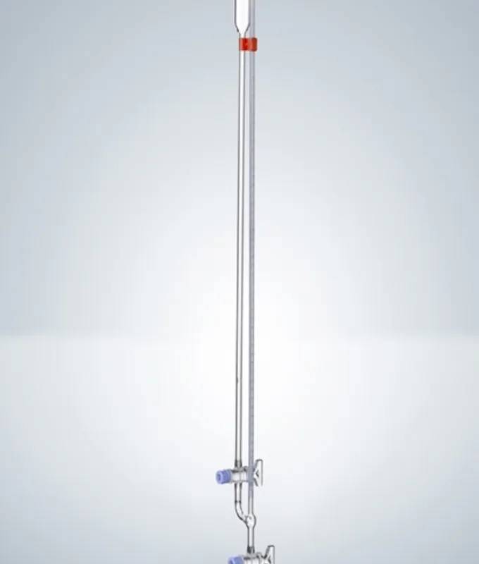 Microburette Bang DURAN en verre, classe AS, robinet à clé en verre, 10 mL en 0,02 mL — lot de 2