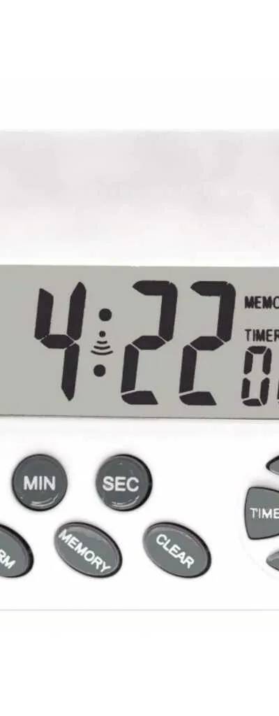 Compteur/décompteur 3 canaux, 24 heures, avec alarme deux temps