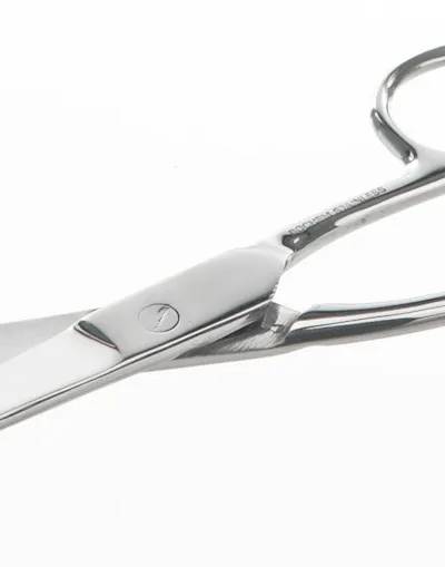 Ciseaux de laboratoire en inox, bouts rond-pointu, 100 mm