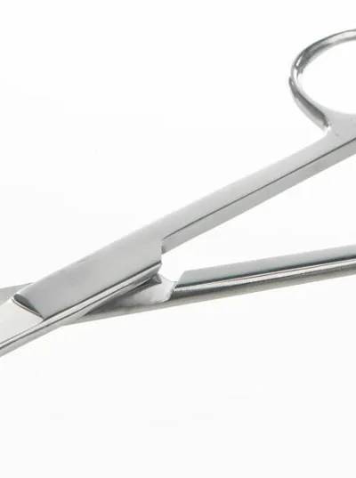 Ciseaux droits en inox à bouts arrondis type Metzenbaum, 140 mm